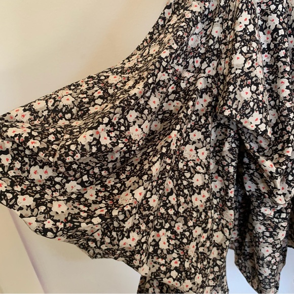 All Saints RARE Y2K Spitalfields Ditzy Ezra Floral Parachute Skirt Dress Size 10 - Picture 7 of 11